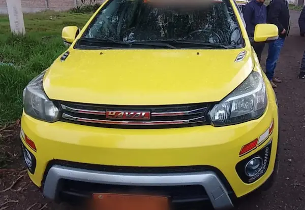 Vehículo que consta como evidencia en este caso