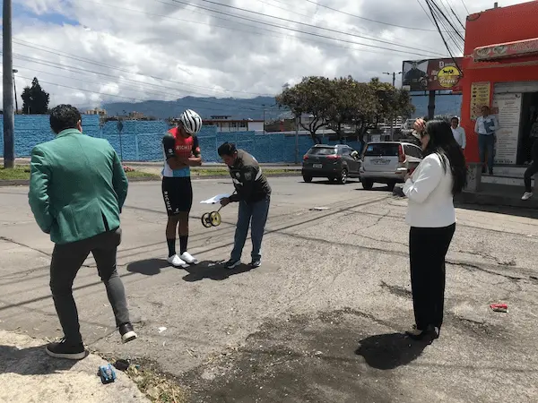Ciclista atropellado en Riobamba exige justicia