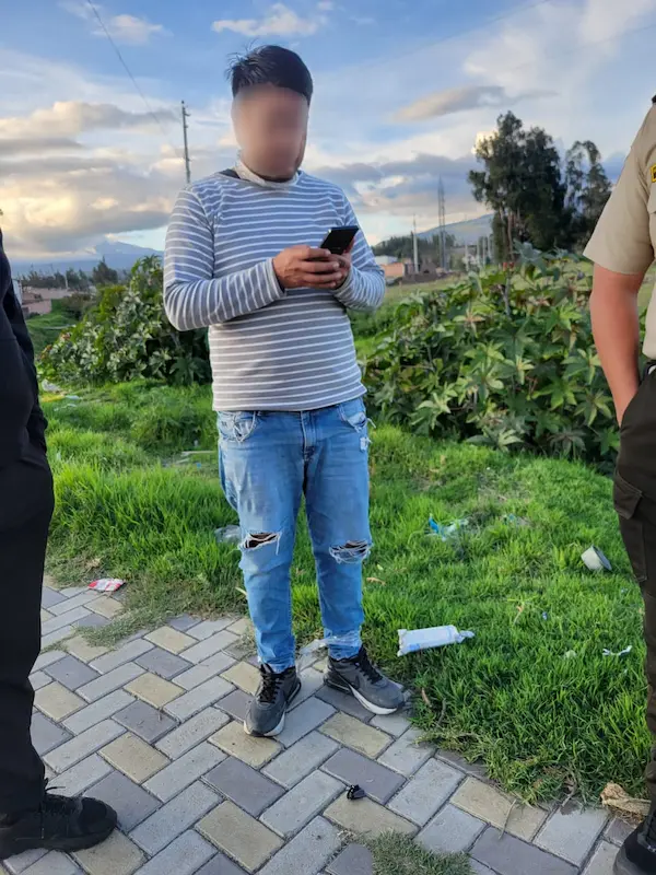 La víctima estaba nerviosa y prefirió no hablar hasta denunciar el hecho en la Fiscalía