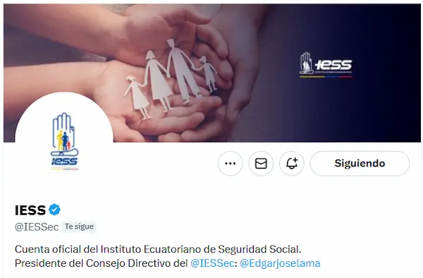 Cuenta de X del IESS