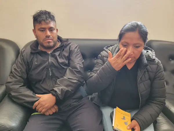 Luis y Nancy, los padres del pequeño Davida, piden a las personas de buen corazón que les ayuden