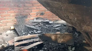 Bomberos de Riobamba apagaron un incendio estructural