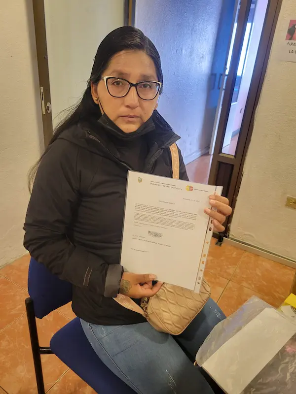 Verónica Isabel Romero Vargas, hermana de Marco