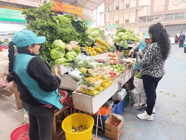 Mercado de Santa Rosa en Riobamba tiene a sus promotores nutricionales