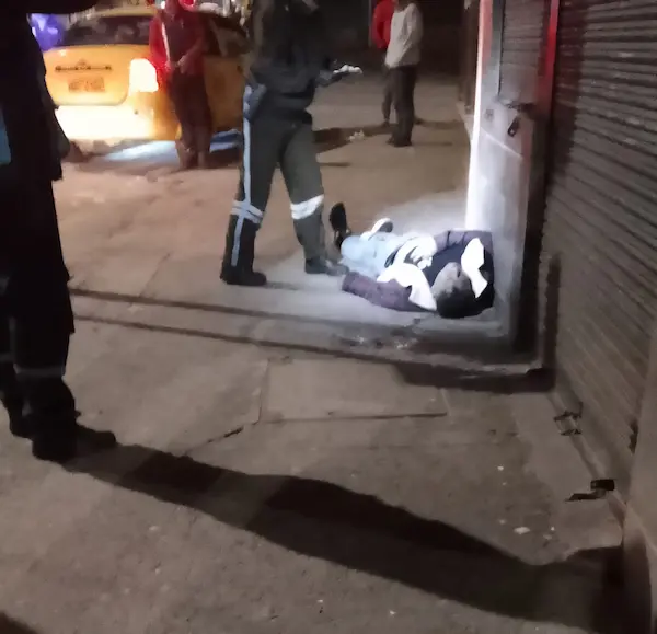 Hombre hallado muerto en Riobamba en la madrugada