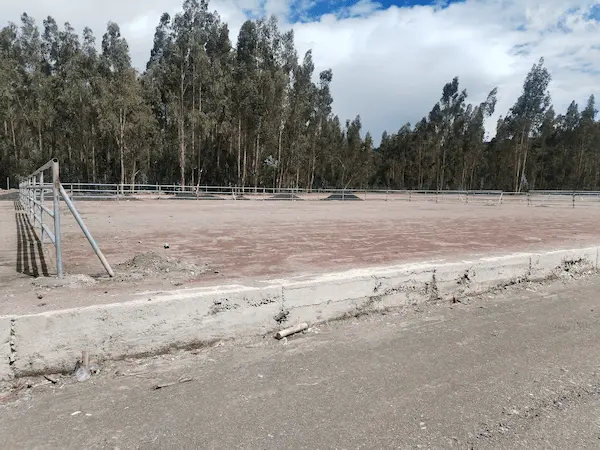 Municipio de Riobamba adecua la plaza de rastro en Calpi