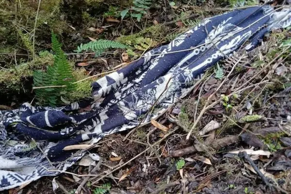 Poncho encontrado de Lucas