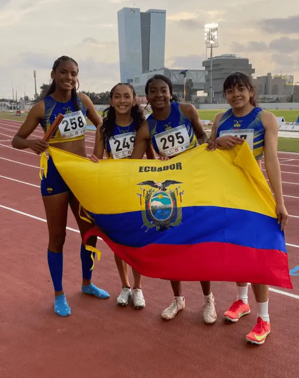 Sudamericano de Atletismo Sub 20: atleta riobambeña brilló