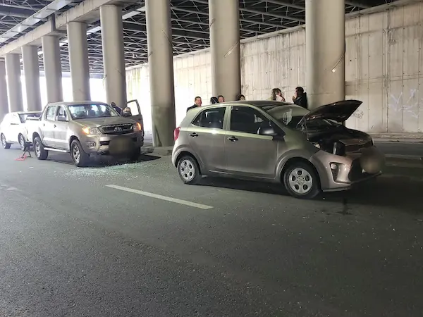 Parte de la afectación registrada