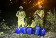 3 detenidos por minería ilegal tras operativo en Méndez.