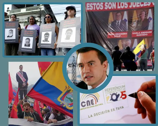 Ecuador 2025 y 5 eventos importantes: crisis y violencia 