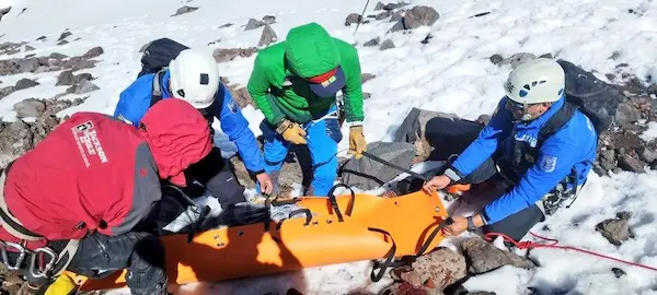 Muerto en el Chimborazo fue rescatado