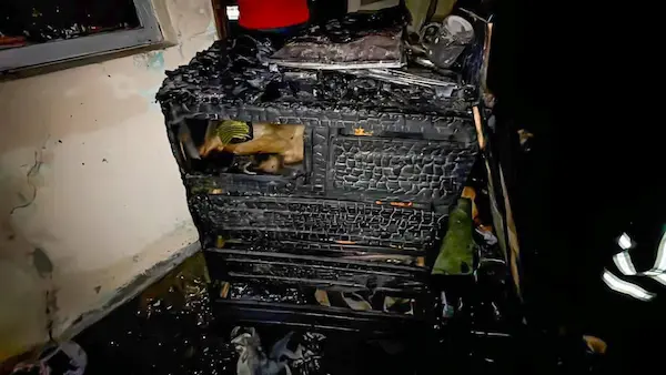 Pertenencias quemadas 