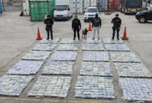 El 70% de la cocaína mundial atraviesa Ecuador