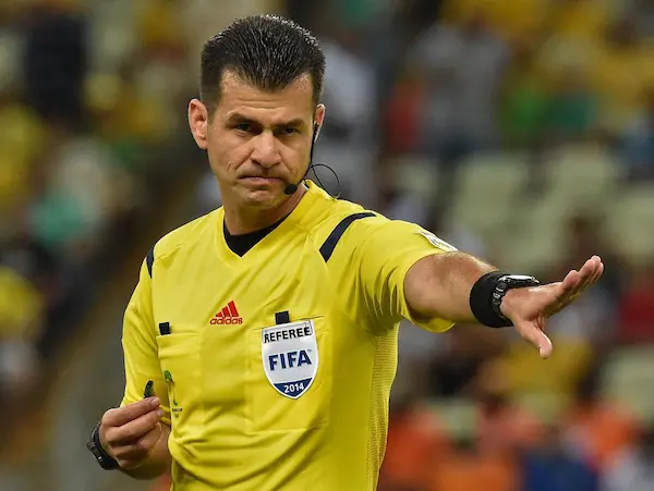 Carlos Vera, árbitro que estuvo en la final del Mundial 2014.