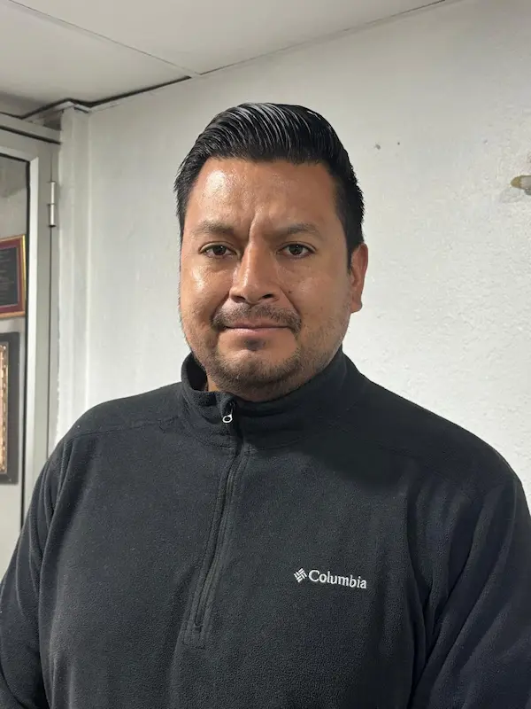 Diego Barba, presidente del GAD Parroquial de La Candelaria.