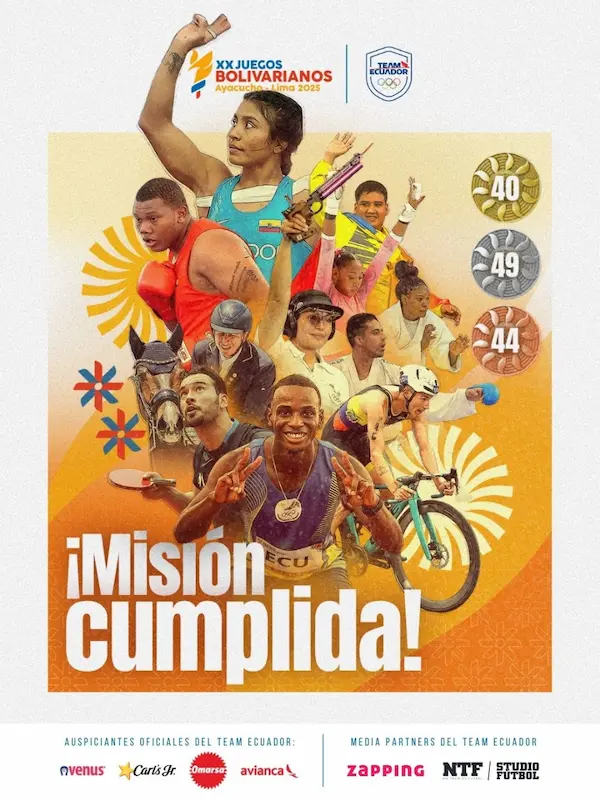 La delegación ecuatorianas estuvo entre las 5 mejores.