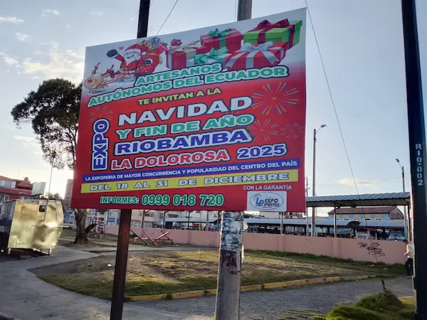 Expo Navidad y Fin de Año La Dolorosa Riobamba 2025