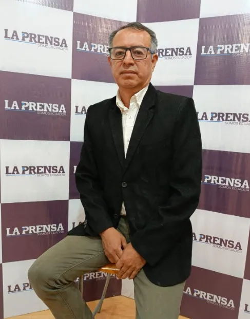 Fabián Chávez, registrador de la Propiedad Riobamba.