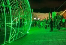 Guano inaugura el encendido navideño 2024 en su Parque Central