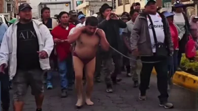 Justicia indígena para hombre por intento de robo en Salcedo.