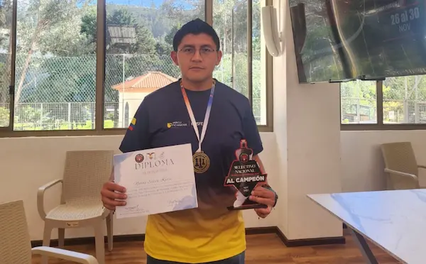 Kevin Noboa competirá en Olimpiadas de ajedrez en Uzbekistán.