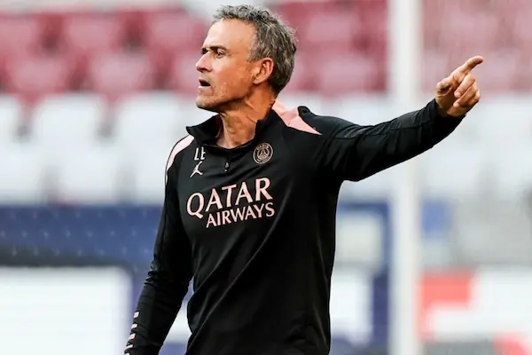 Luis Enrique, técnico del PSG.