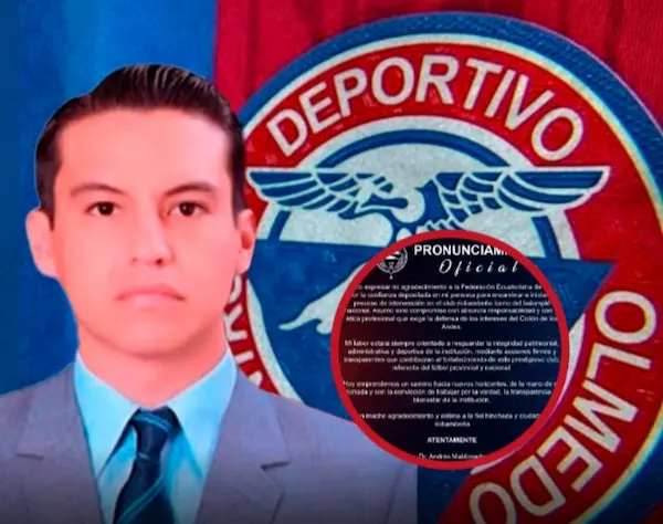 Nuevo interventor de Olmedo envía mensaje a la hinchada.