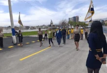 Policía y Prefectura de Chimborazo inauguran repavimentación del Comando