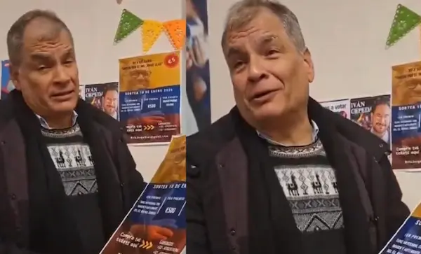 Rafael Correa impulsa rifa para medicinas de Jorge Glas