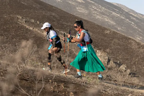 Chimboracense durante el trayecto.