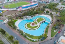 Nueva pileta del Parque Guayaquil se inaugura en Riobamba