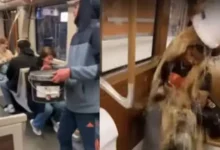 Video | Influencer golpea a anciana y a niña en el metro
