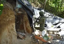 Ejército ataca a red de minería ilegal en Bolívar
