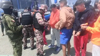 Ejército refuerza seguridad en traslado de presos desde Riobamba