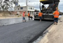 Inicia el pavimentado de la via Riobamba-Guano con ampliación de 4 carriles