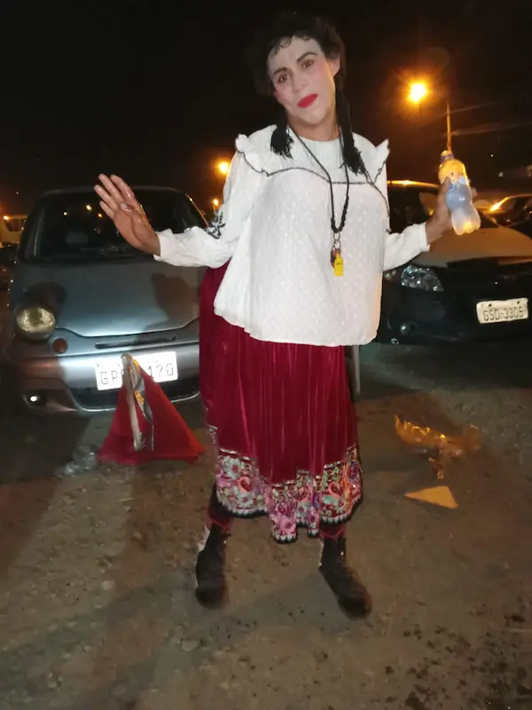 Jonathan Javier en su faceta de la prima María