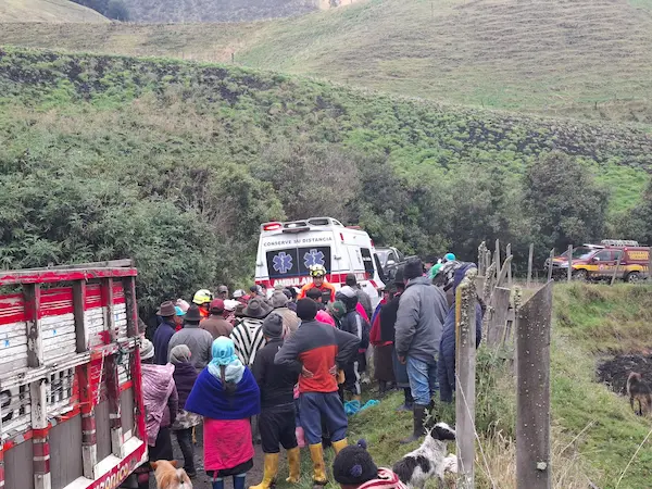 Los heridos fueron estabilizados en el lugar y luego trasladados a una casa de asistencia en salud cercana