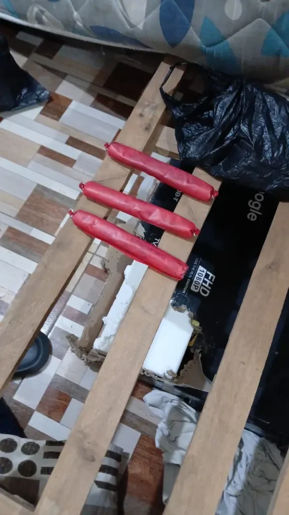 Material explosivo encontrado