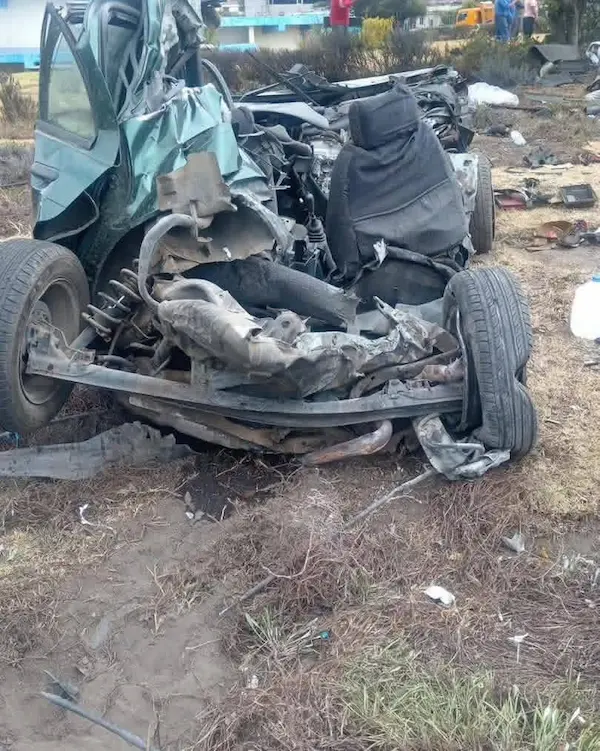 Bus habría perdido los frenos y provocó el impacto múltiple