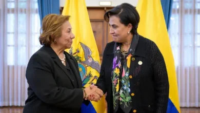 Cancilleres de Ecuador y Colombia inician diálogo en Panamá