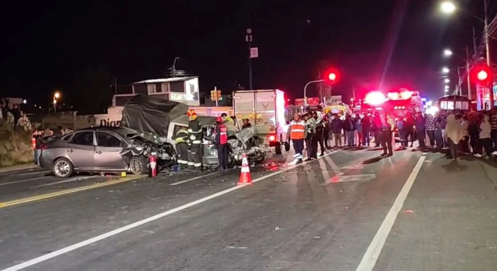 Ambato padre e hija mueren tras accidente en Cunchibamba.