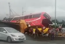 Accidente de tránsito en la vía E 35 en Saquisilí deja personas heridas