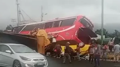 Accidente de tránsito en la vía E 35 en Saquisilí deja personas heridas