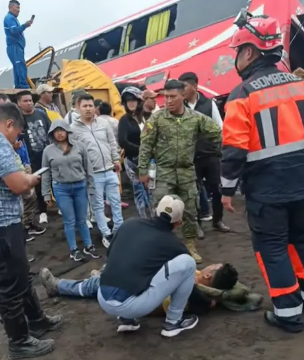 Herdidos en el accidente
