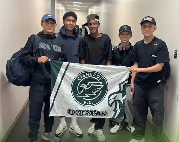 Cisneros FC envía jugadores para formación internacional.
