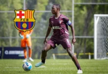 Ederson Castillo, joya de LDU realiza pruebas en el FC Barcelona.