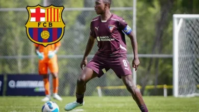 Ederson Castillo, joya de LDU realiza pruebas en el FC Barcelona.