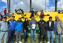 Dirigentes de Cisneros y la LDC de Chambo.