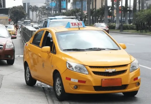 Taxi dónde se encontró el cuerpo